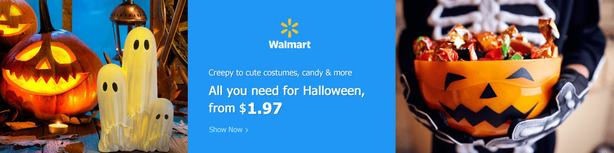 All you need for Halloween, from $1.97