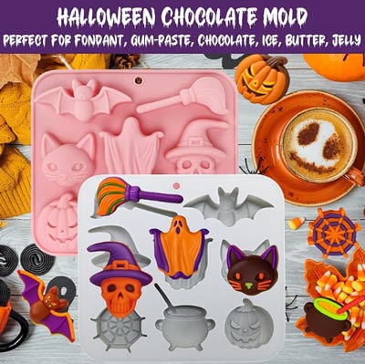 Palksky Halloween Silicone Molds, Halloween Party Decorations