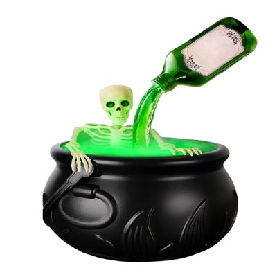 Halloween Cauldron w/ LED Mist Maker