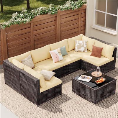 Lofka 5-Piece Outdoor Patio Furniture Set