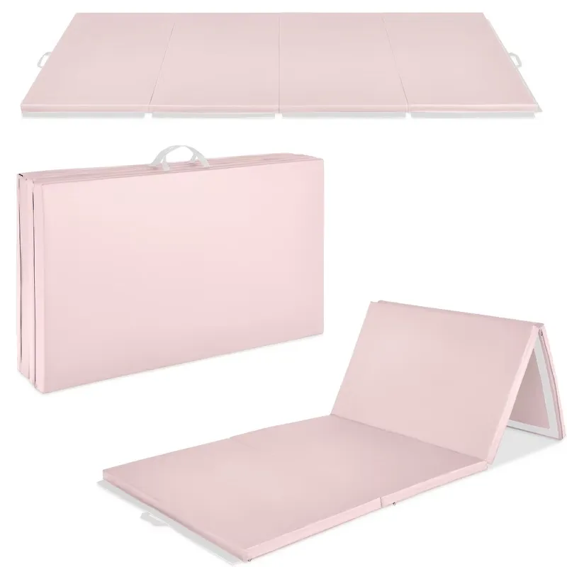 Best Choice Products 10ftx4ftx2in Folding Gymnastics Mat