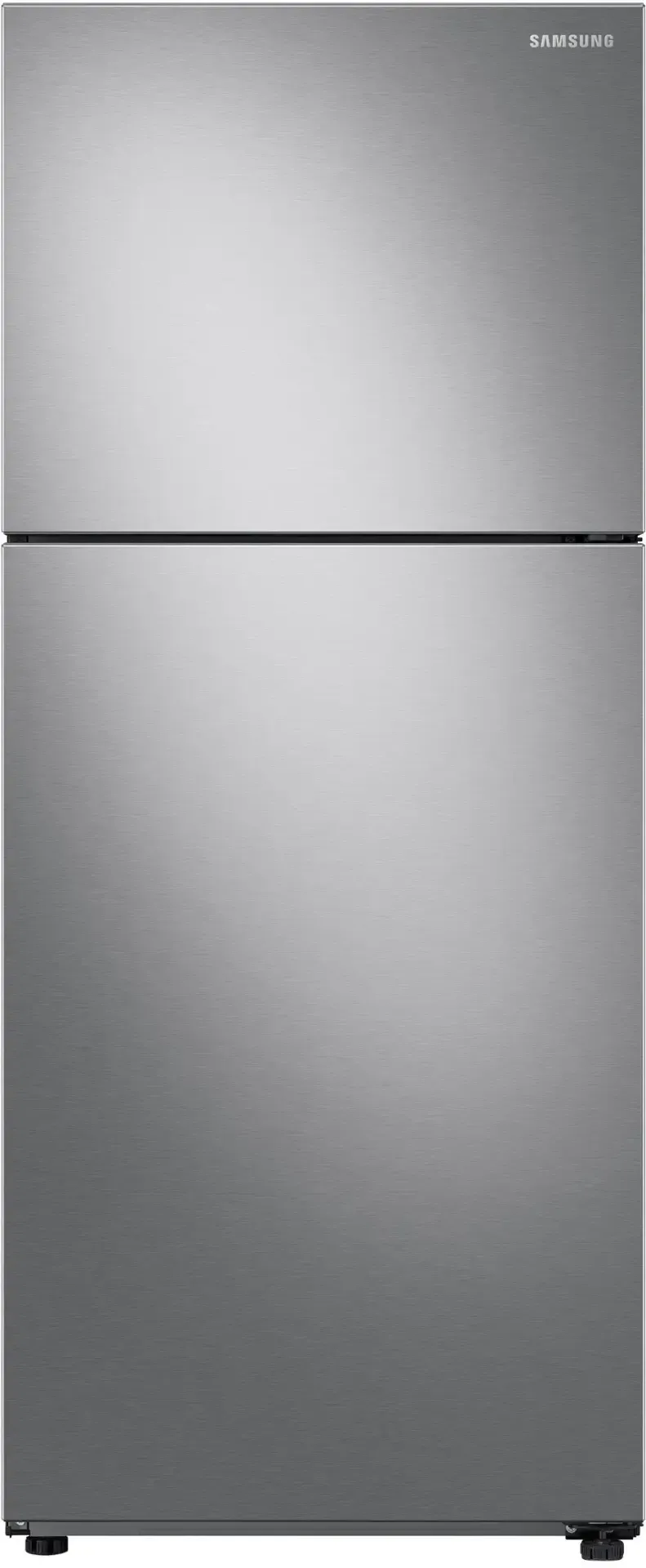 Samsung - 15.6 cu. ft. Top Freezer Refrigerator, All-Around Cooling, Stainless Steel