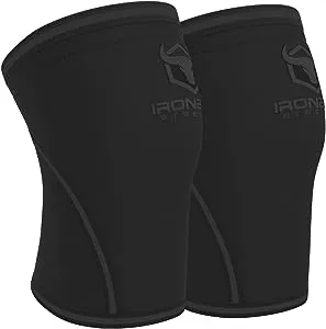 Iron Bull Strength - 7mm Knee Sleeves (Pair), Weightlifting & Powerlifting, Men and Women