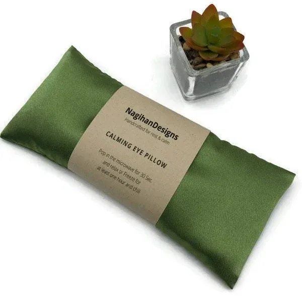 Silky Satin Lavender Eye Pillow