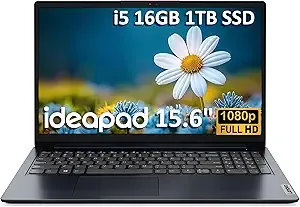 Lenovo IdeaPad 15.6" FHD Laptop (i5-1235U / 16GB RAM / 1TB SSD)