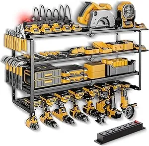 4-Layer 8-Slot Power Tool Organizer