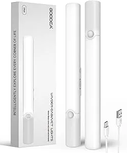 2-Pack LED Under Cabinet Wireless Motion Sensor Lights