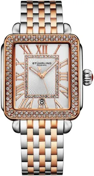 Stuhrling VivreLuxe Ladies Rectangle Quartz Watch