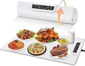 Fast Heating Portable Silicone Electric Warming Tray