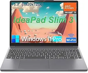 Lenovo IdeaPad Slim 3 15.3" FHD+ Laptop (Ryzen 5 7535HS / 16GB RAM / 512GB SSD)