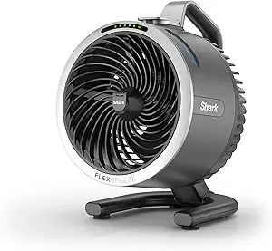 Shark FlexBreeze HydroGo Fan—Ultra-powerful portable fan with indoor + outdoor mist. Corded & cordless, long lasting battery, 5 speeds, evaporative misting, Grey, FA052