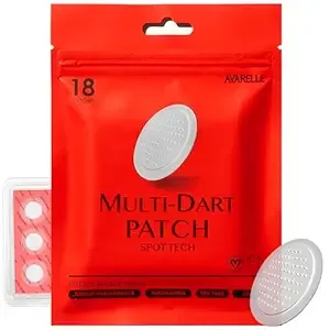 AVARELLE - Multi-dart Spot Tech Microneedle Patch, 18 CT, Acne Patches for Early-stage Blemish, Cruelty Free Certified