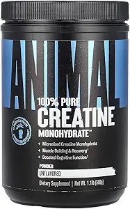 Animal - Micronized Creatine, Monohydrate Powder, 1.1 lb (500 g), Unflavored