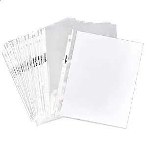 Amazon Basics - Sheet Protectors, Heavyweight, 8.5 x 11 Inch, 100-Pack