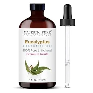 MAJESTIC PURE - Eucalyptus Essential Oil, 100% Pure, 4 Fl Oz
