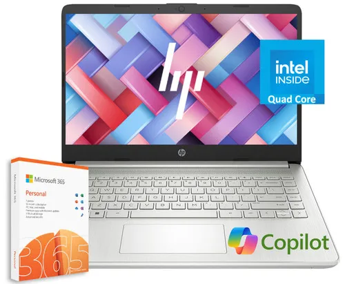 2024 Hp 14 4-core Intel Processor Laptop