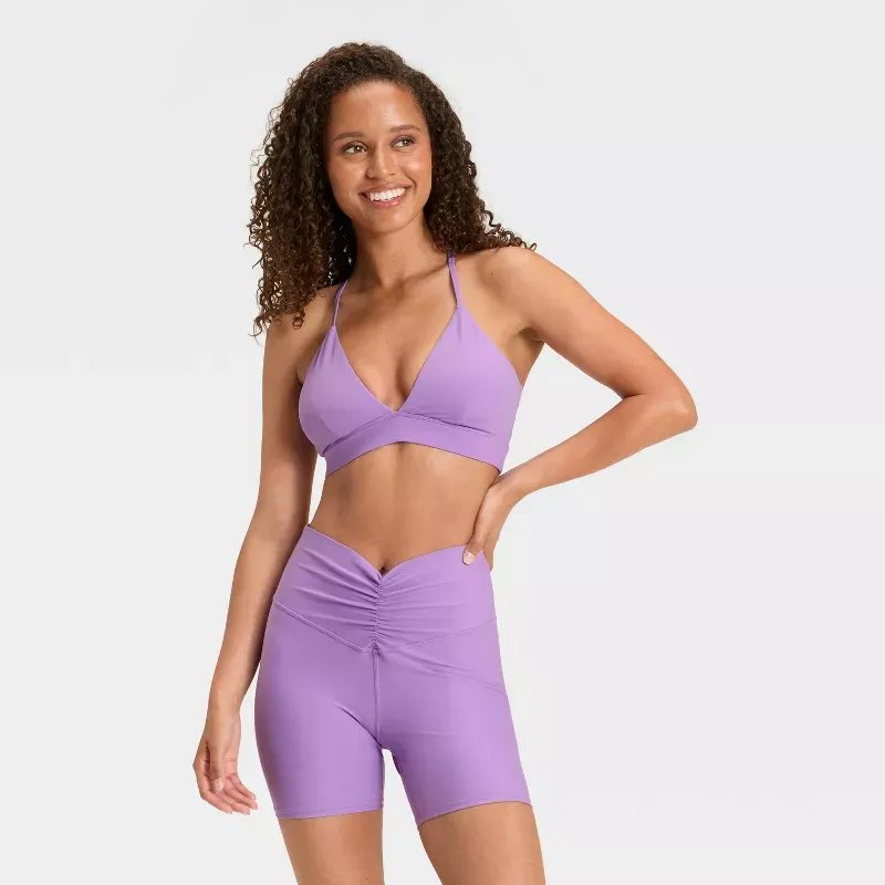 Joylab Women's Triangle Racerback Sports Bra