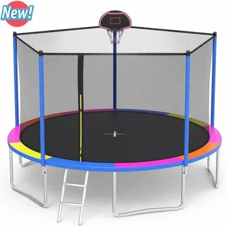 Seizeen Colorful Kids Trampoline
