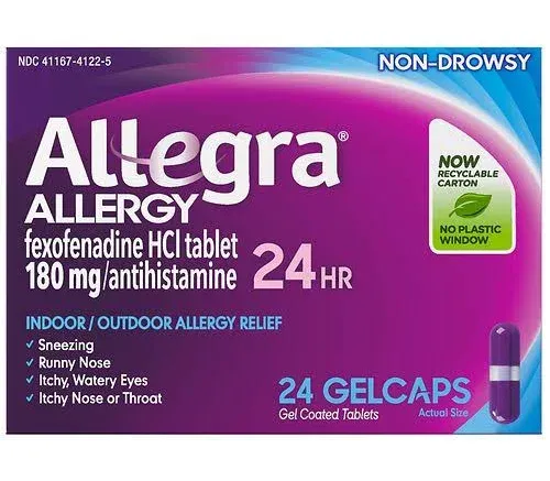 Allegra 24 Hour Allergy Gelcaps