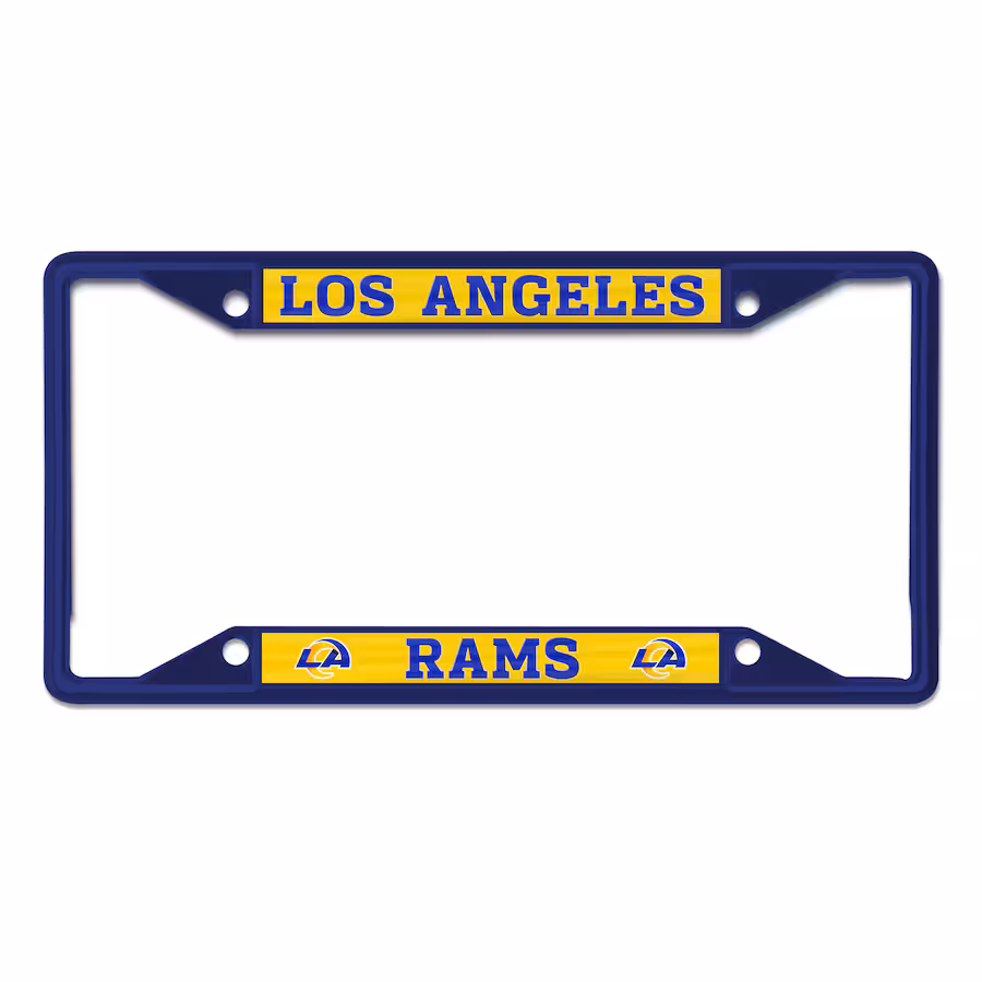 Los Angeles Rams WinCraft Chrome Color License Plate Frame