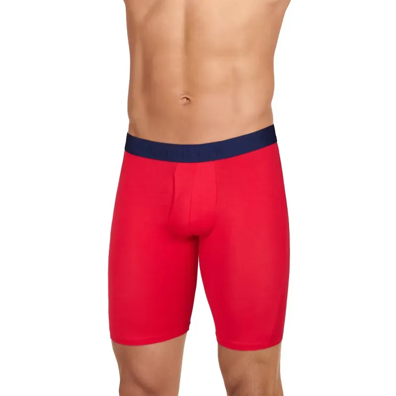 Jockey Men's Active Ultra Soft Modal 9" Long Leg Boxer Brief