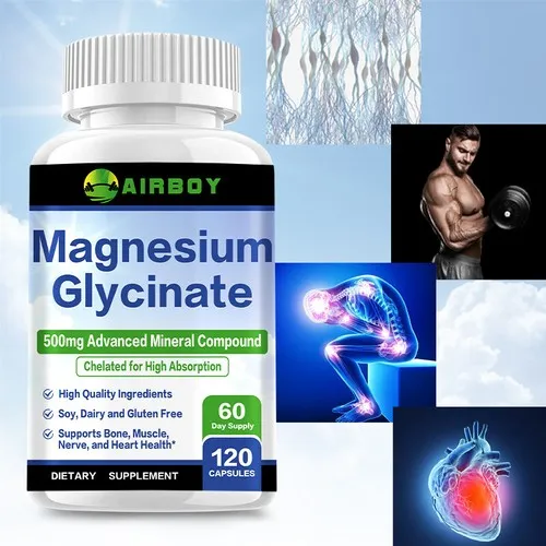 Magnesium Glycinate 500mg for Sleep, Stress & Anxiety