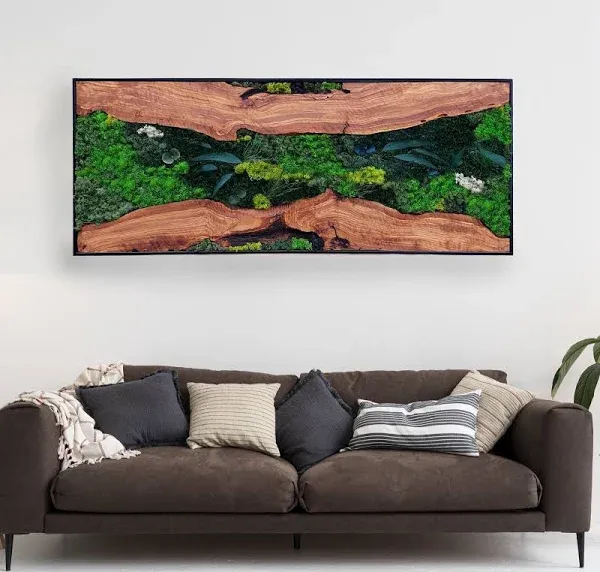 Preserved Moss Wall Art