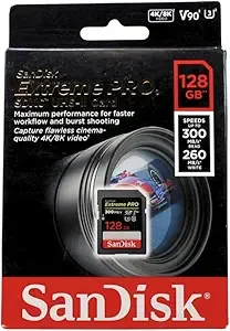 SanDisk - Extreme Pro 128gb SDXC UHS-II Memory Card