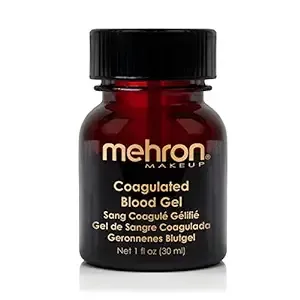 Mehron Makeup Coagulated Blood Gel | Fake Thick Blood Makeup | SFX for Halloween, Cosplay, and Special FX 1 oz (30g)
