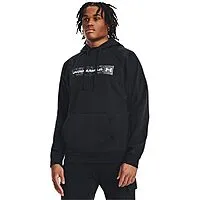 Men's Hoodies: Under Armour Men's Rival Fleece Camo Chest Logo Hoodie (Black, Size M-XXL) $18 & More + Free Shipping $49+